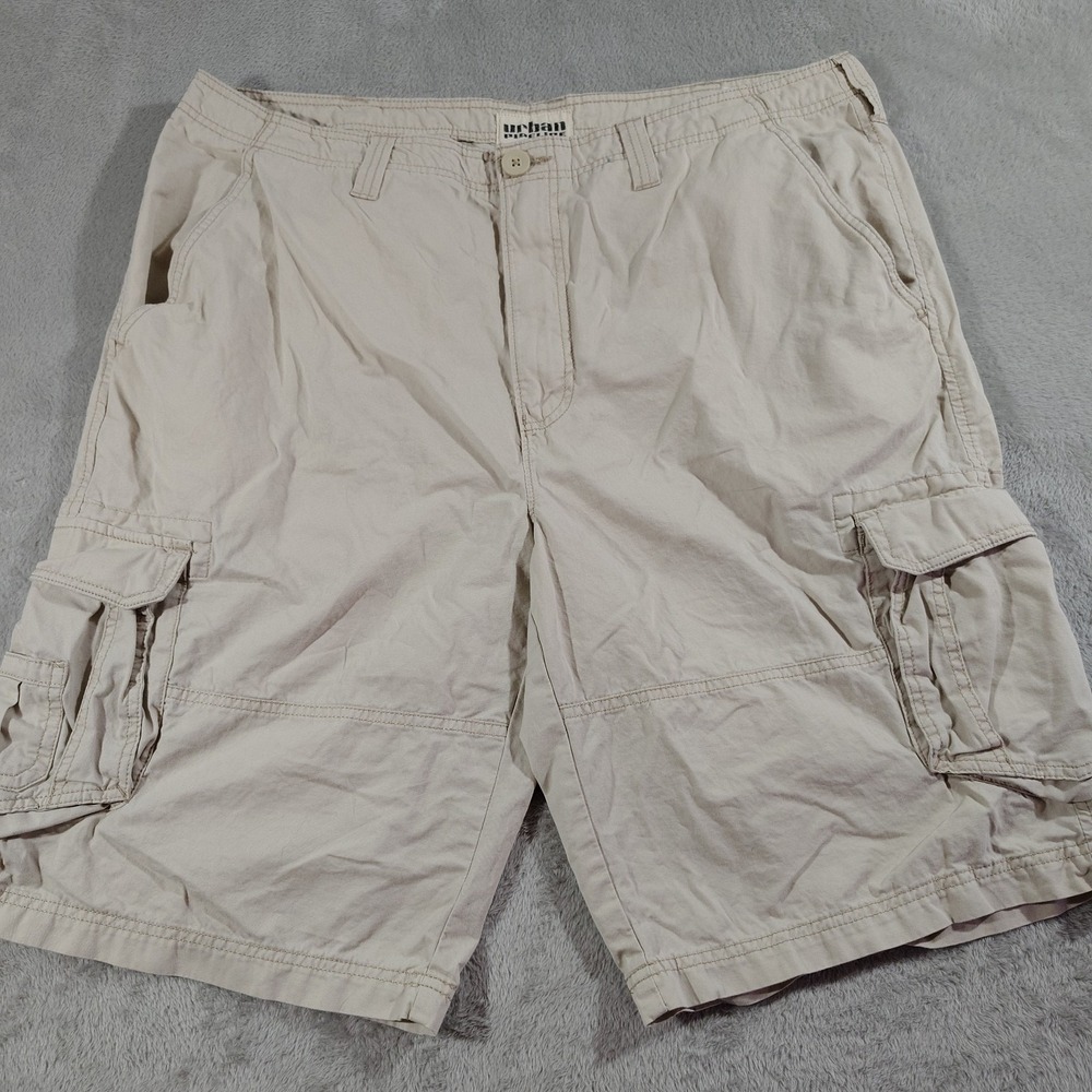 Urban Pipeline‎ Cargo Shorts Men 40/11.5 Khaki Beige Hiking Durable Comfort